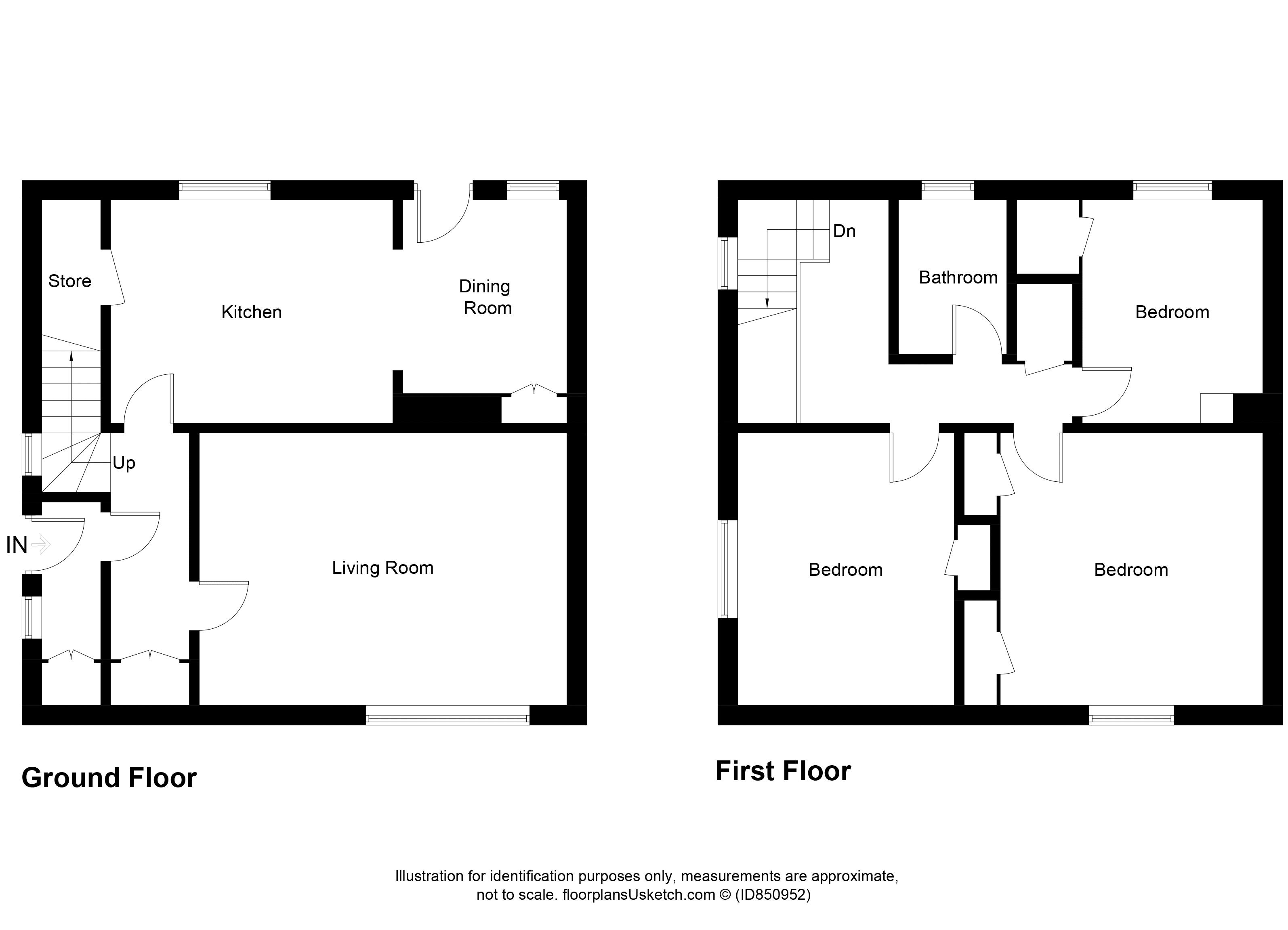 Floor Plan -  3 Woodlands Avenue